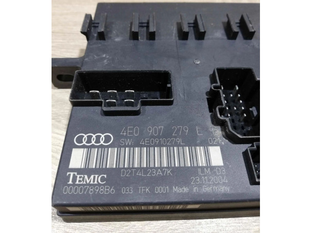 Zámek zadních dveří 4E0907279L   Audi A8 S8 D3 4E 2002