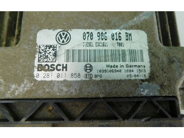 Řídící jednotka 0281011858, 070906016BM   Volkswagen Touareg I 2005