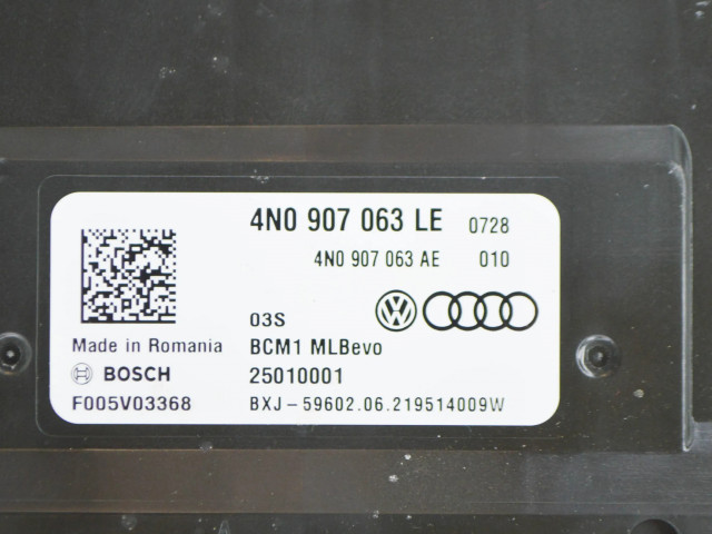 Блок комфорта 4N0907063AE, 4N0907063LE   Audi Q8   