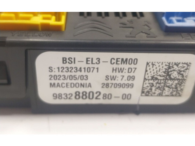 Модуль управления BSM 1681480180, 9832880280   Citroen C3 Aircross    