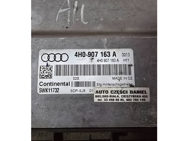 Блок управления коробкой передач 4H0907163A, 5WK11732   Audi A8 S8 D4 4H