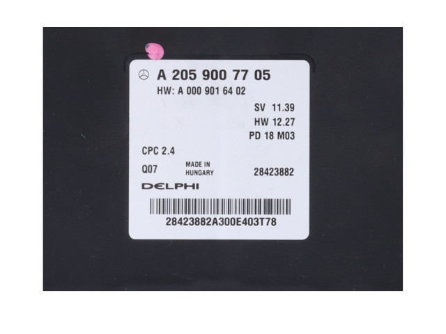 Блок управления коробкой передач A2059007705   Mercedes-Benz C W205