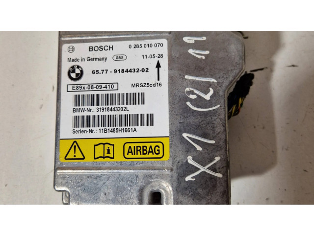 Блок подушек безопасности 918443202, 0285010070   BMW X1 E84