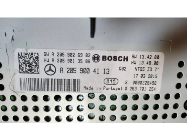 Дисплей    A2059013508, A2059004113   Mercedes-Benz C W205