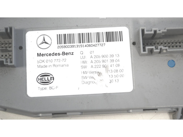 Блок комфорта A2059003913, A2059013904   Mercedes-Benz C W205   