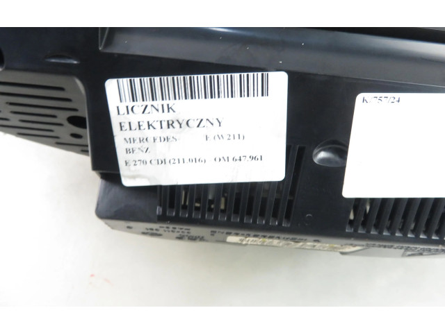 Přístrojová deska  Mercedes-Benz E AMG W211 2002 A2115402311, A2115402311  