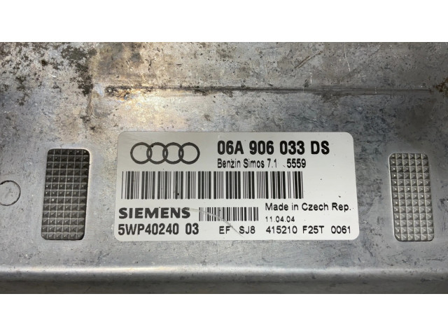 Блок управления двигателя 06A906033DS, 06A906033   Audi A3 S3 8P