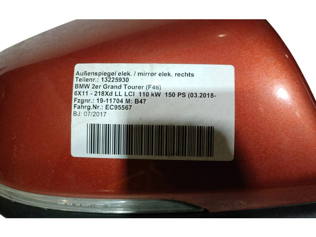 Zpětné zrcátko  BMW 2 F46 2017  7421456, 51167421456  