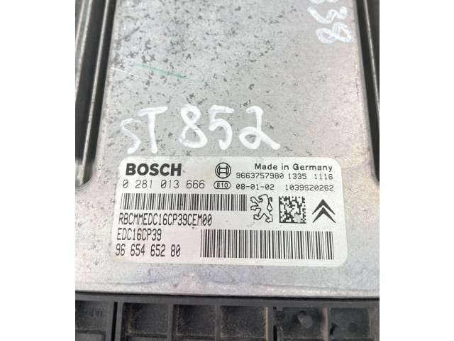Řídící jednotka 9665465280, 0281013666   Peugeot 4007 2009