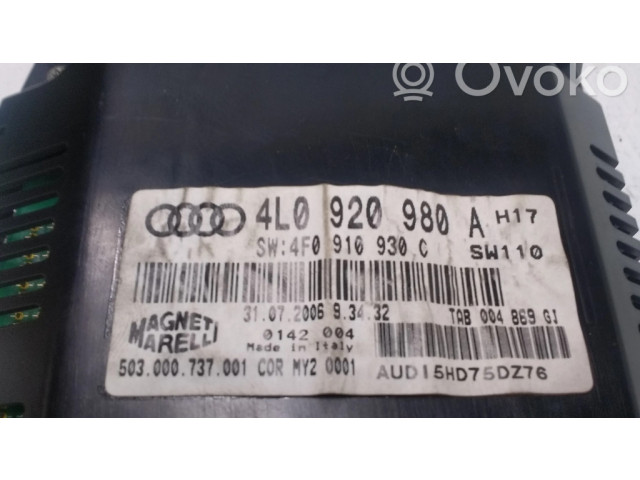 Панель приборов 4L0920980A   Audi Q7 4L       