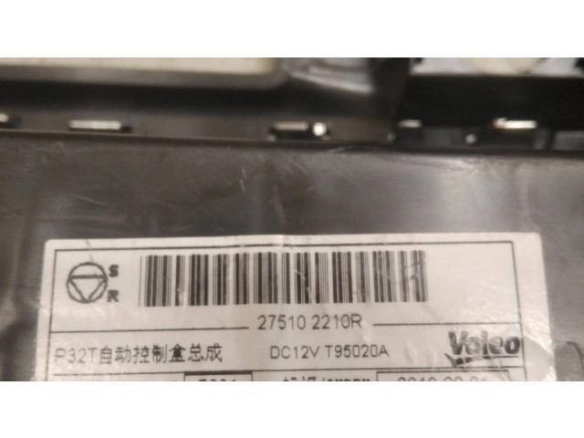 Блок управления климат-контролем 275102210R, 20160901   Renault Kadjar