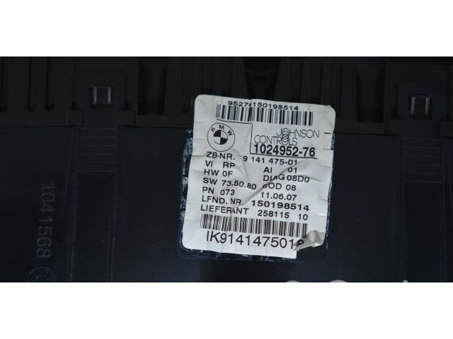 Přístrojová deska  BMW 1 E81 E87 2007 9141475  