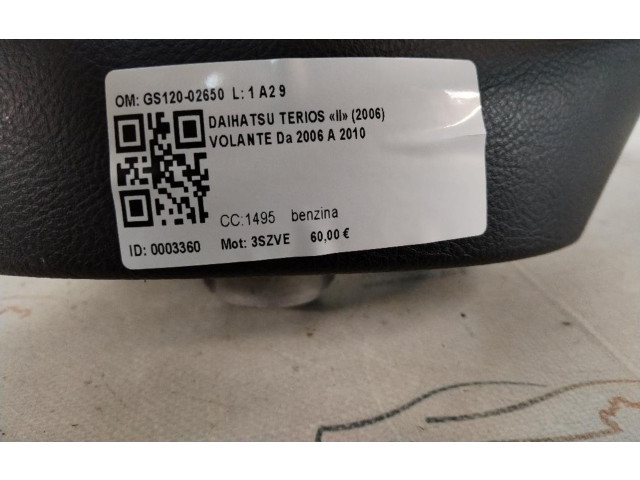 Volant Daihatsu Terios 2006 GS120-02650, 3SZVE  