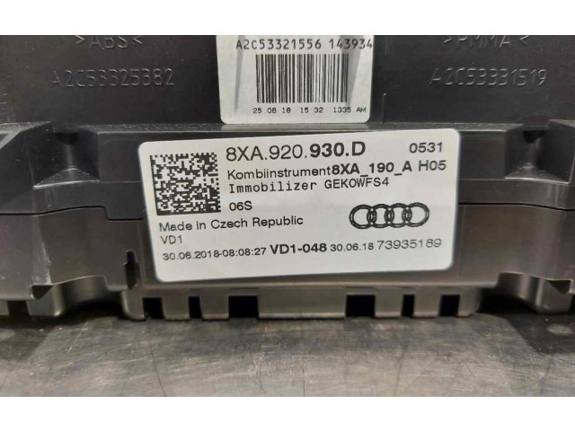 Спидометр (приборный щиток) 8XA920930D   Audi A5 Sportback 8TA 2018