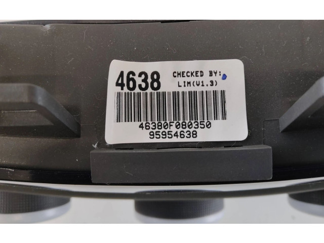 Блок управления климат-контролем 95954638, 46380F080350   Chevrolet Spark