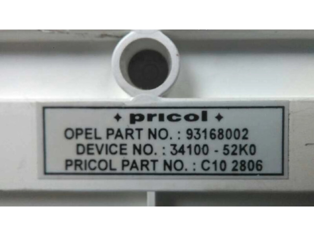 Přístrojová deska  Opel Agila B 2009 PRICOL  