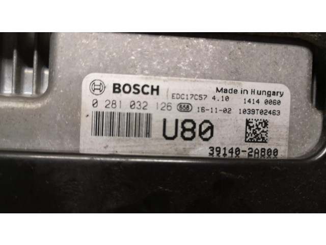 Řídící jednotka 0281032126, 391402A800   KIA Ceed 2017