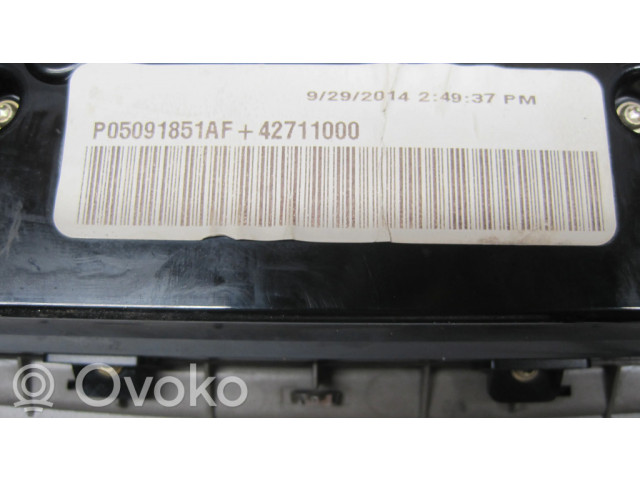 Блок управления климат-контролем P05091851AF, 42711000   Jeep Grand Cherokee