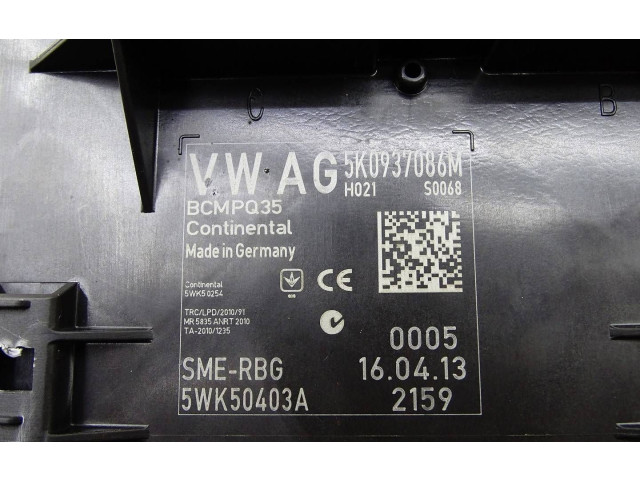 Комфортный модуль 5K0937086M, 5WK50403A   Volkswagen Touran II