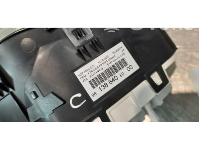 Přístrojová deska  Peugeot 2008 I 2015 9813870580  