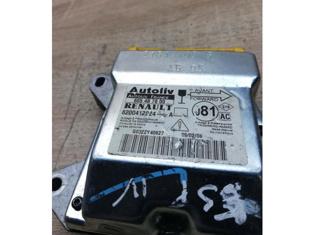 Блок подушек безопасности 8200412024, 605487800   Renault Espace -  Grand espace IV