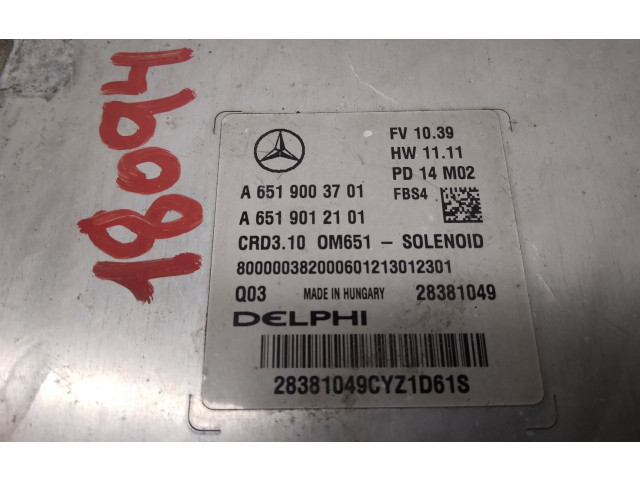 Řídící jednotka A6519003701, 28381049   Mercedes-Benz E A207 2014