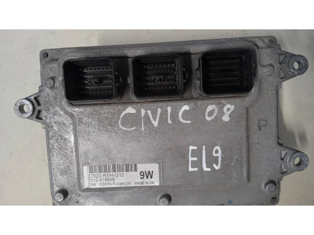 Řídící jednotka 37820RSHG12   Honda Civic 2008