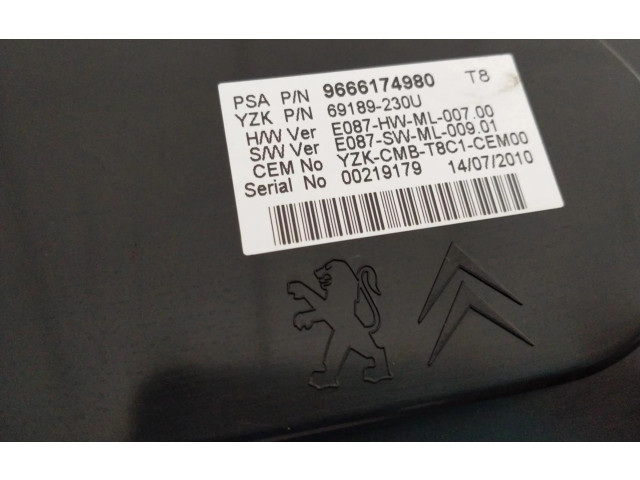 Přístrojová deska  Peugeot 508 RXH 2010 9666174980  