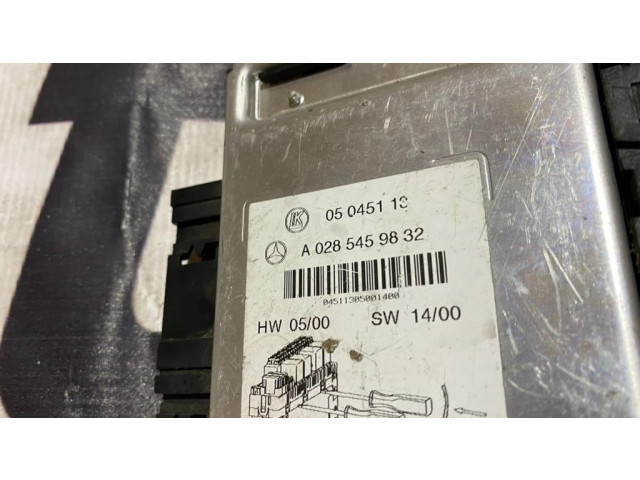   Pojistková skříňka a0285459832, 0285459832   Mercede-Benz S W220 2001