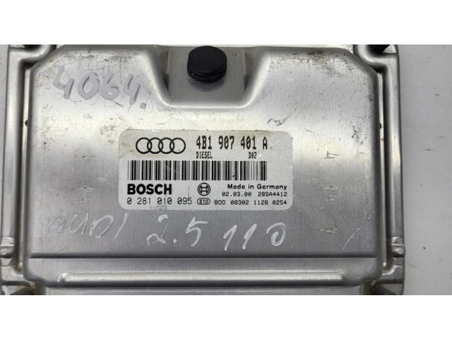 Řídící jednotka 4B1907401A, 0281010095   Audi A6 S6 C5 4B 1999