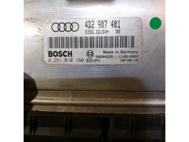 Блок управления двигателя 4D2907401, 28SA4629   Audi A8 S8 D2 4D