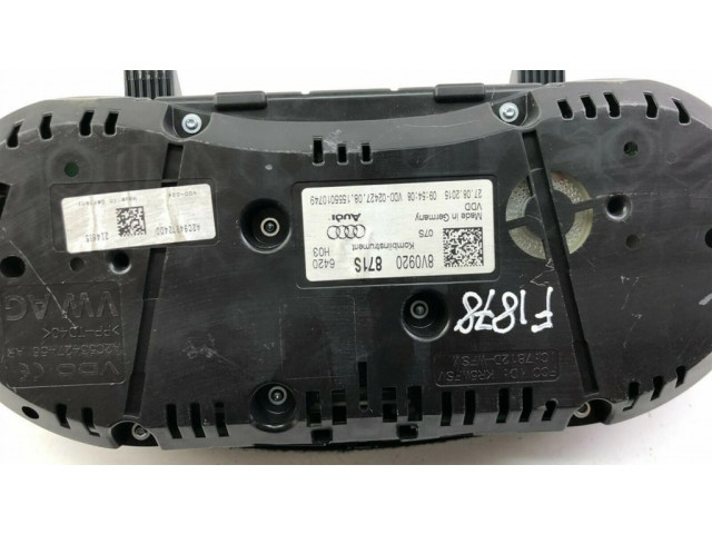 Панель приборов 8V0920871S, F1878   Audi A3 S3 8V       