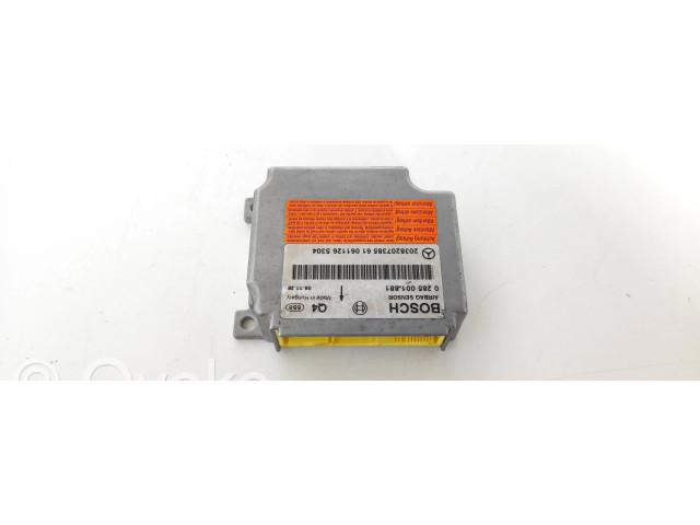 Блок подушек безопасности 2038207385, 0285001881   Mercedes-Benz C W203