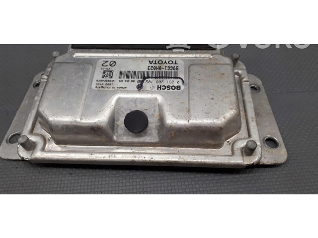 Блок управления двигателем ECU 0261208702   Peugeot 107