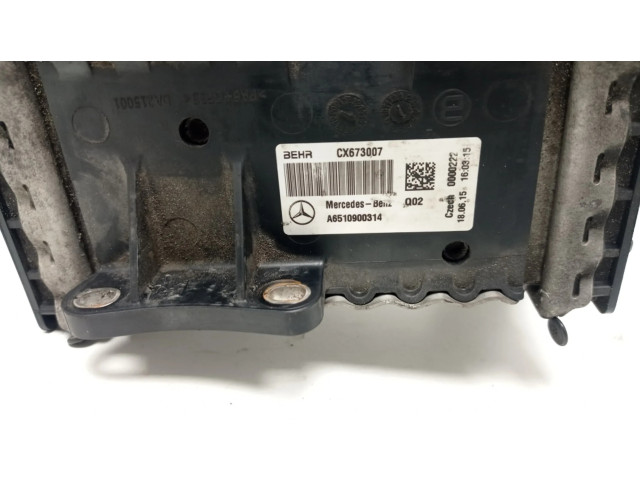 Интеркулер  A6510900314   Mercedes-Benz C W205 2.1