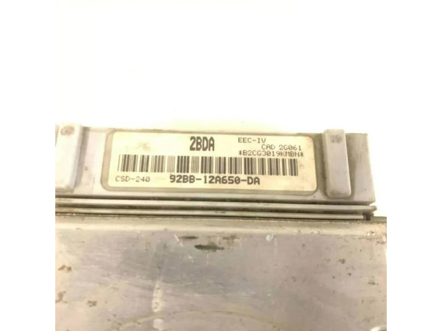 Блок управления двигателя 92BB12A650DA, R92BX12A650DA   Ford Sierra