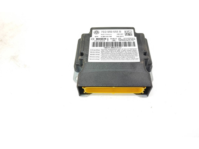 Блок подушек безопасности 7E0959655B, 0285010798   Volkswagen Transporter - Caravelle T5