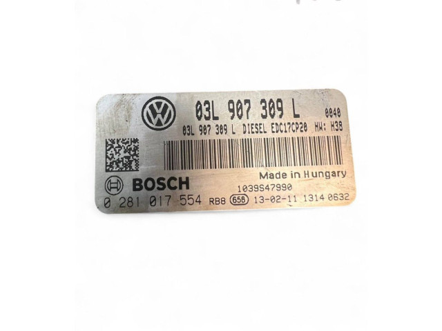 Блок управления двигателя 03L907309L, 03L907309L   Volkswagen Transporter - Caravelle T5