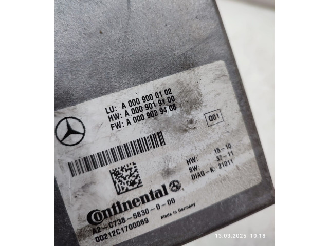 Блок управления A0009000102   Mercedes-Benz GL X166