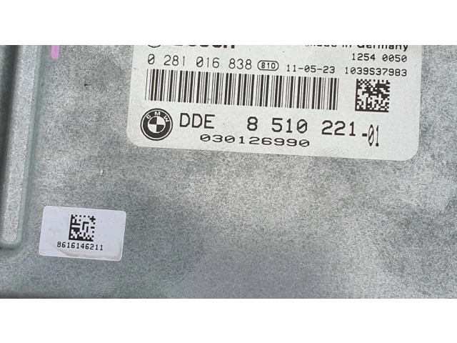 Řídící jednotka 0282016838, 8510221   BMW 3 E92 E93 2011
