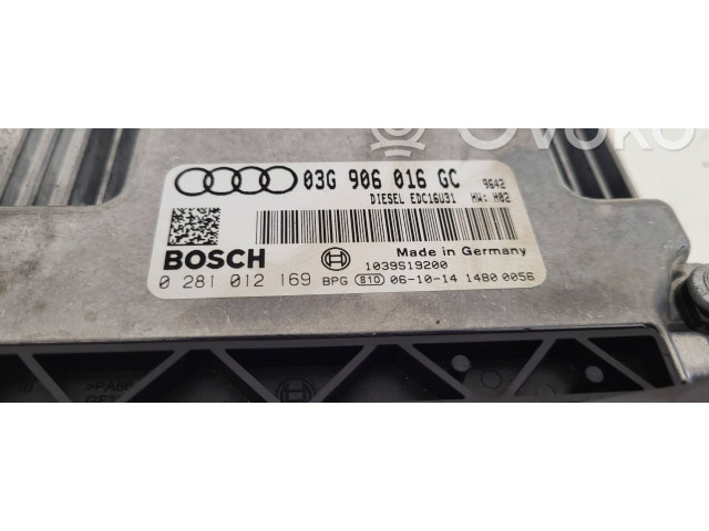 Řídící jednotka 03G906016GC, 1039S19200   Audi A6 S6 C6 4F 2006