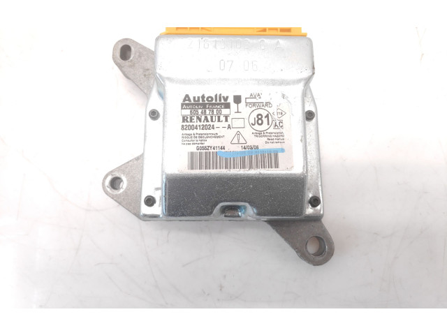 Блок подушек безопасности 605487800, 8200412024A   Renault Espace -  Grand espace IV