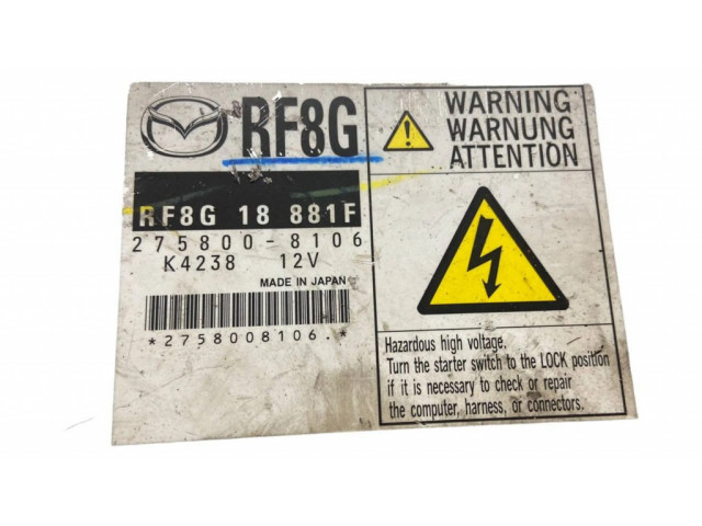 Řídící jednotka RF8G18881F, K4238   Mazda 6 2008