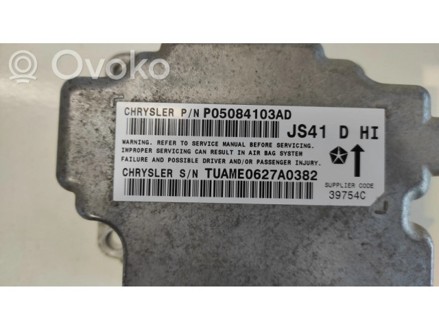 Блок подушек безопасности PO5084103AD, TUAME627A0382   Chrysler Sebring (JS)