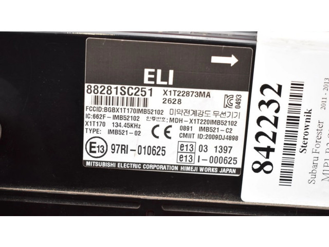 Řídící jednotka 88281SC251, 88281SC251   Subaru Forester SH 2012