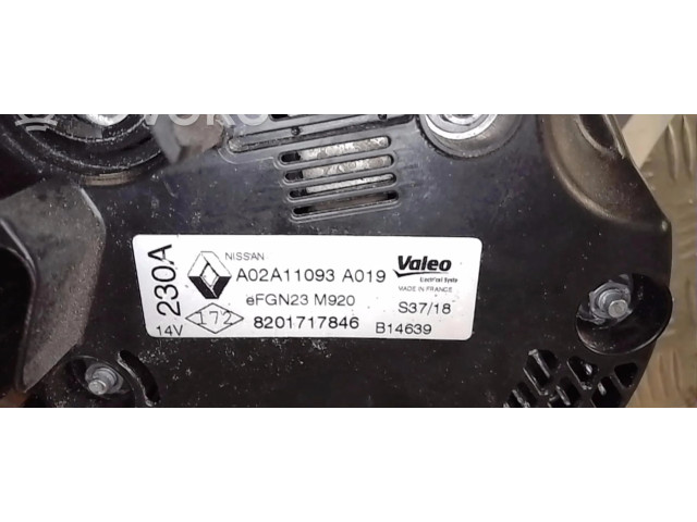 Генератор 231004436R   Renault Espace V (RFC) 2.0     