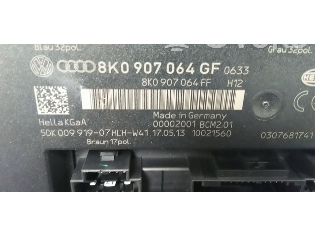 Pojistková skříňka Řídící jednotka BSM 8K0907064GF, 8K0907064FE   Audi A5 8T 8F 2013