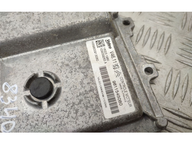 Řídící jednotka 9807532080, 9811545080   Peugeot 208 2016
