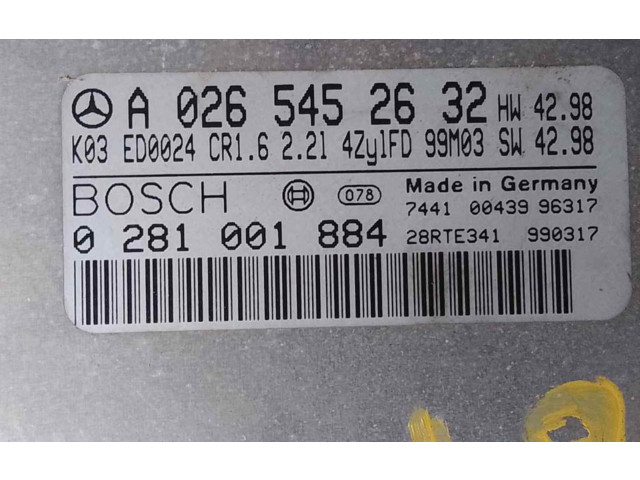Řídící jednotka A0265452632   Mercedes-Benz E W210 