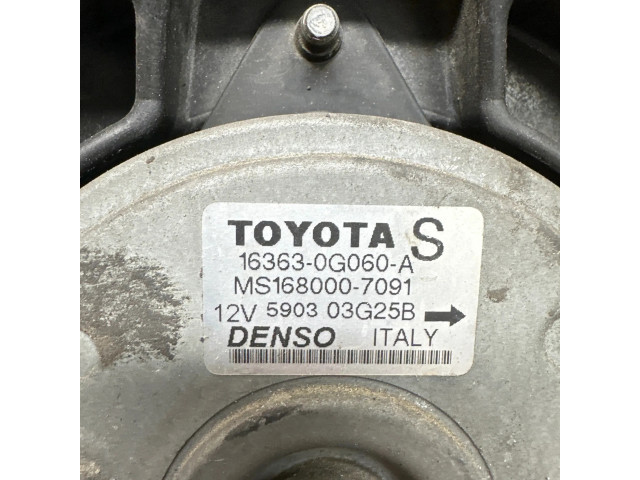 Вентилятор радиатора     163630G060A, 590303G25B    Toyota Avensis T250 2.2